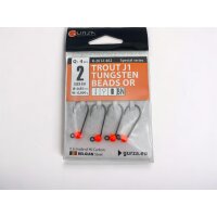 Gurza Tungsten Jighaken J1 (orange) Gr.2 / 0,89g