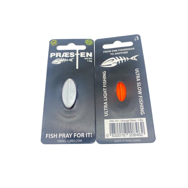 PRAESTEN MICRO  Orange / White (glow)  1,8g