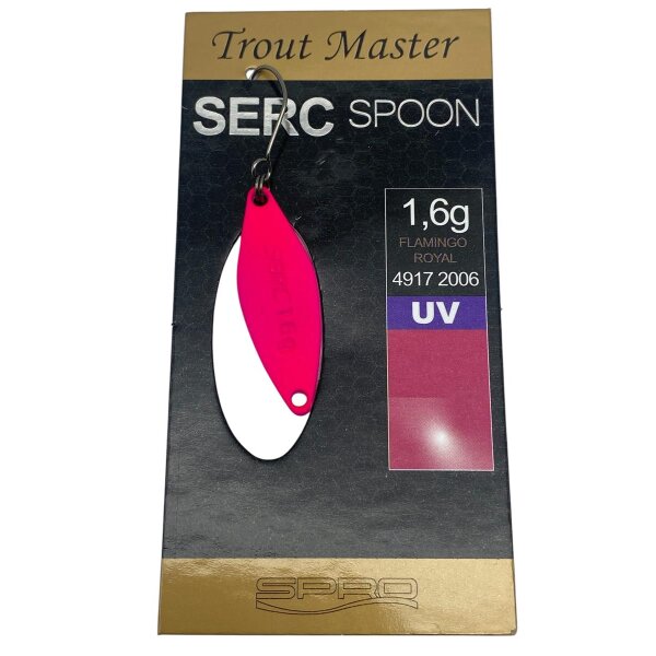 Trout Master SERC Spoon 1,6g #Flamingo Royal UV