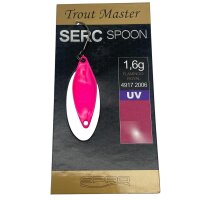 Trout Master SERC Spoon 1,6g #Flamingo Royal UV