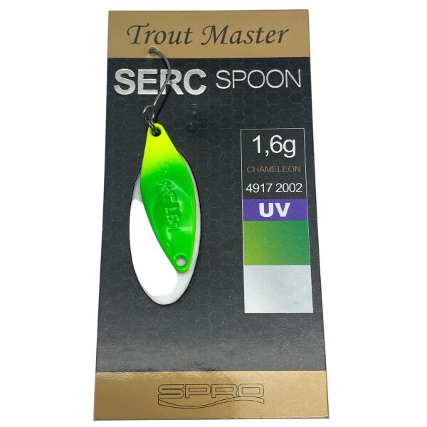 Trout Master SERC Spoon 1,6g #Cameleon UV