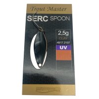 Trout Master SERC Spoon 2,5g #Clay UV