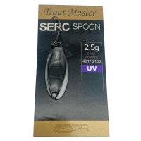 Trout Master SERC Spoon 2,5g #Dark Shadow UV