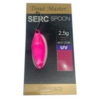 Trout Master SERC Spoon 2,5g #Flamingo Royal UV