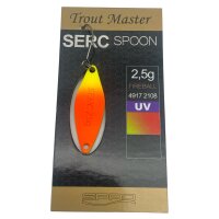 Trout Master SERC Spoon 2,5g #Fireball UV