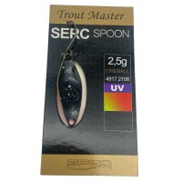 Trout Master SERC Spoon 2,5g #Fireball UV